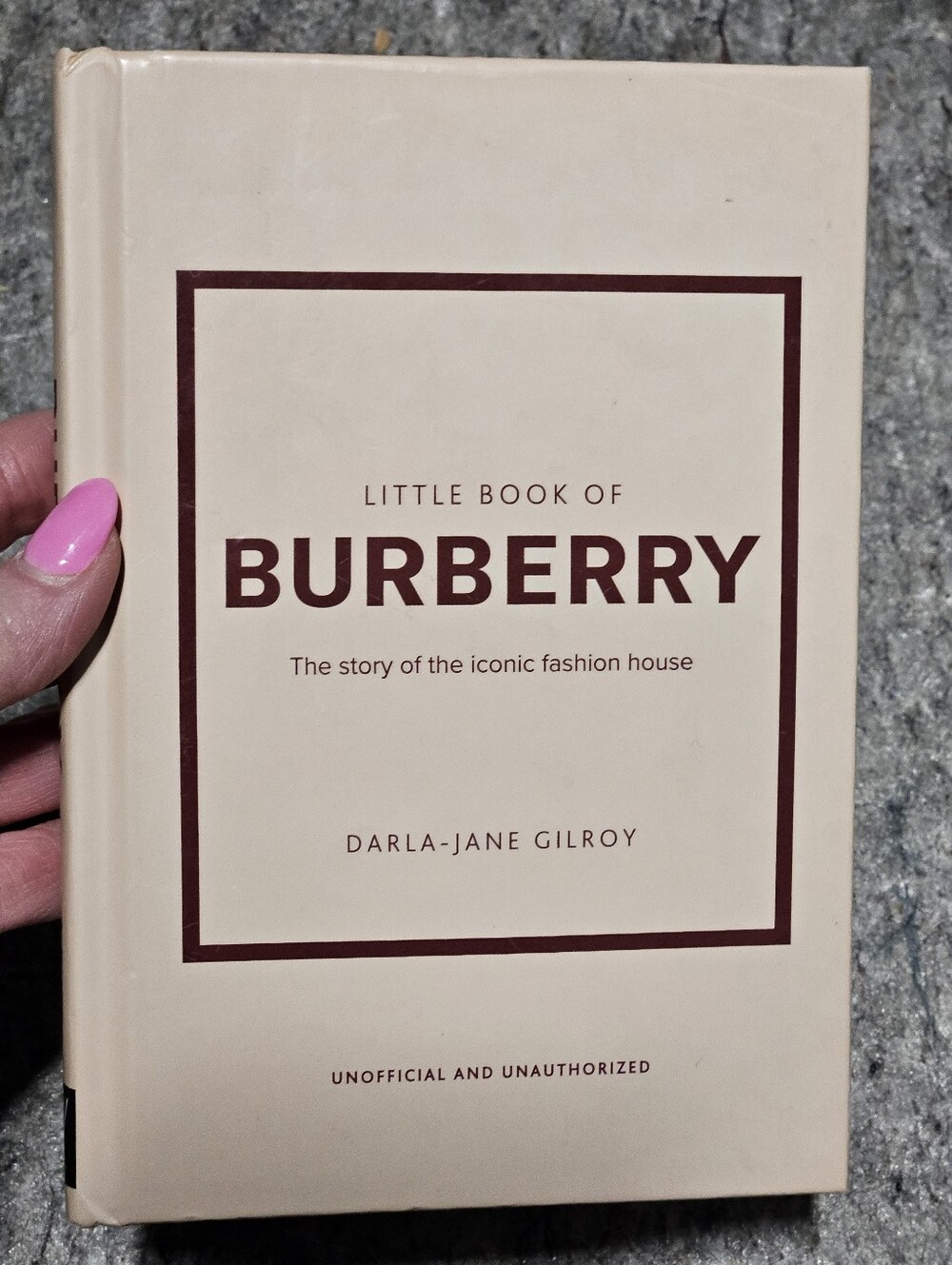 Burberry "Little Book Of Fashion" Book